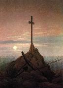 Caspar David Friedrich Cross Beside The Baltic oil painting artist
